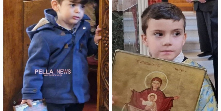 Αγία Σκέπη: Με εικόνες μικρά παιδιά την Κυριακή της Ορθοδοξίας