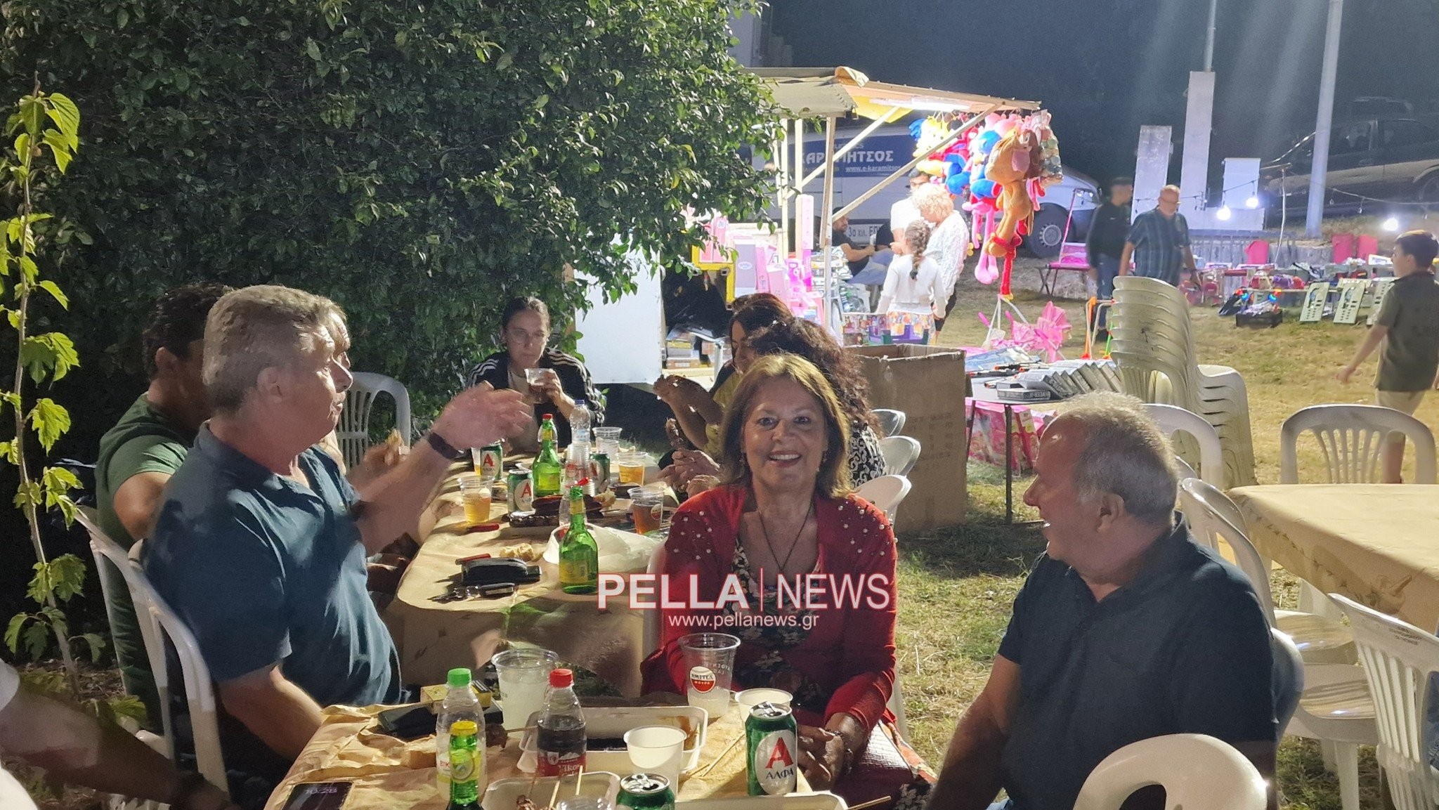 "Ανάσα" δροσιάς στο πανηγύρι της Αγίας Φωτεινής