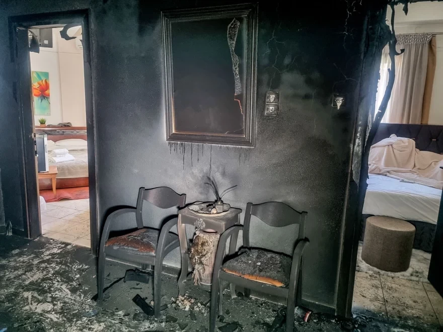 Καλαμπάκα: Από κλιματιστικό προκλήθηκε πιθανότατα η φωτιά στο ξενοδοχείο
