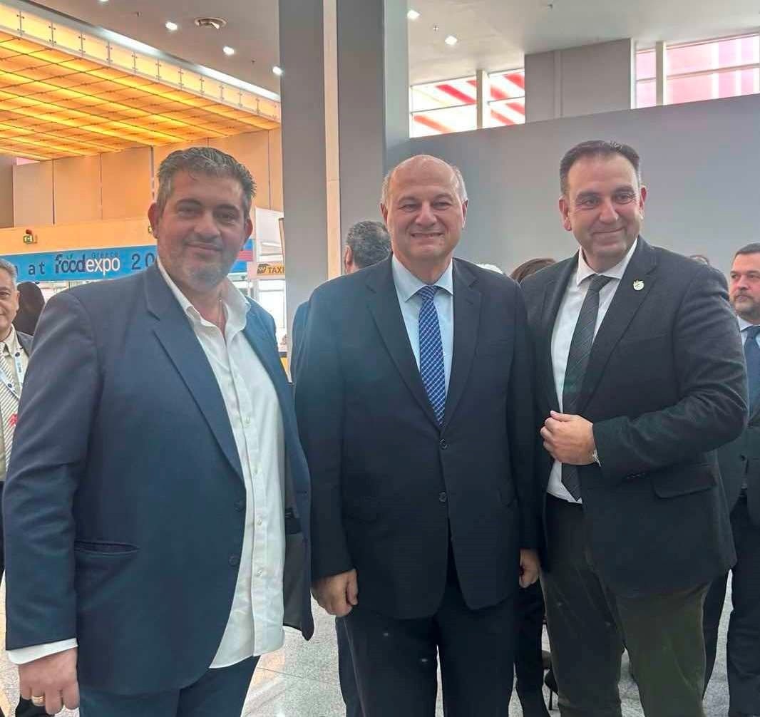 Ο Πρόεδρος του Επιμελητηρίου Πιερίας Κωνσταντίνος Πίτσιας στην FOOD EXPO 2025