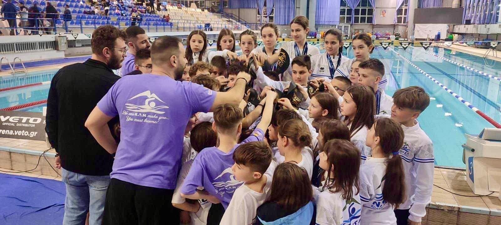 Η Κ.Α. "ΝΑΟΥΣΑ" Κυπελλούχος στο Εαρινό Κύπελλο Κολύμβησης!