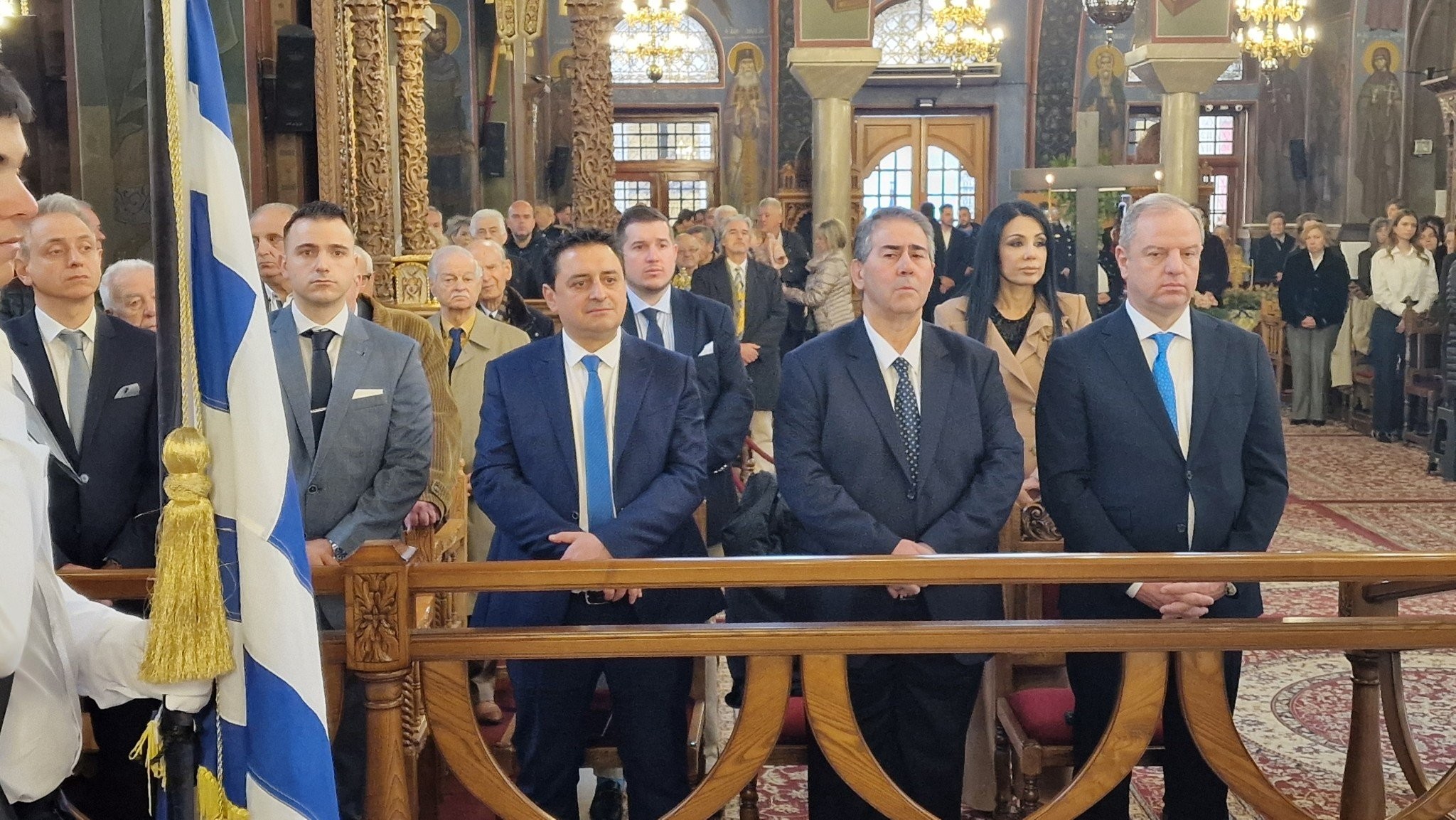Με λαμπρότητα η Αρχιερατική Θεία Λειτουργία για την 25η Μαρτίου στην Αγία Σκέπη Έδεσσας