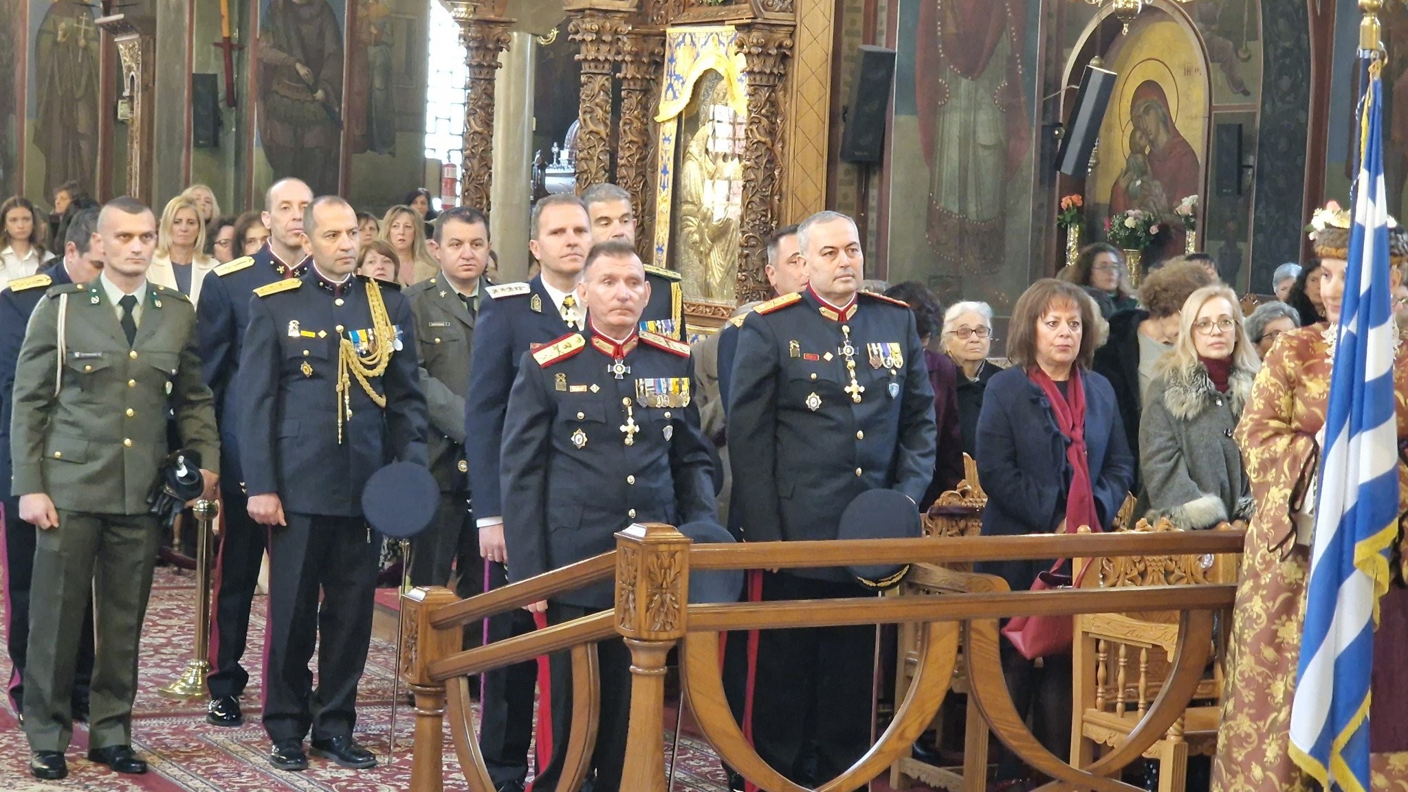 Με λαμπρότητα η Αρχιερατική Θεία Λειτουργία για την 25η Μαρτίου στην Αγία Σκέπη Έδεσσας
