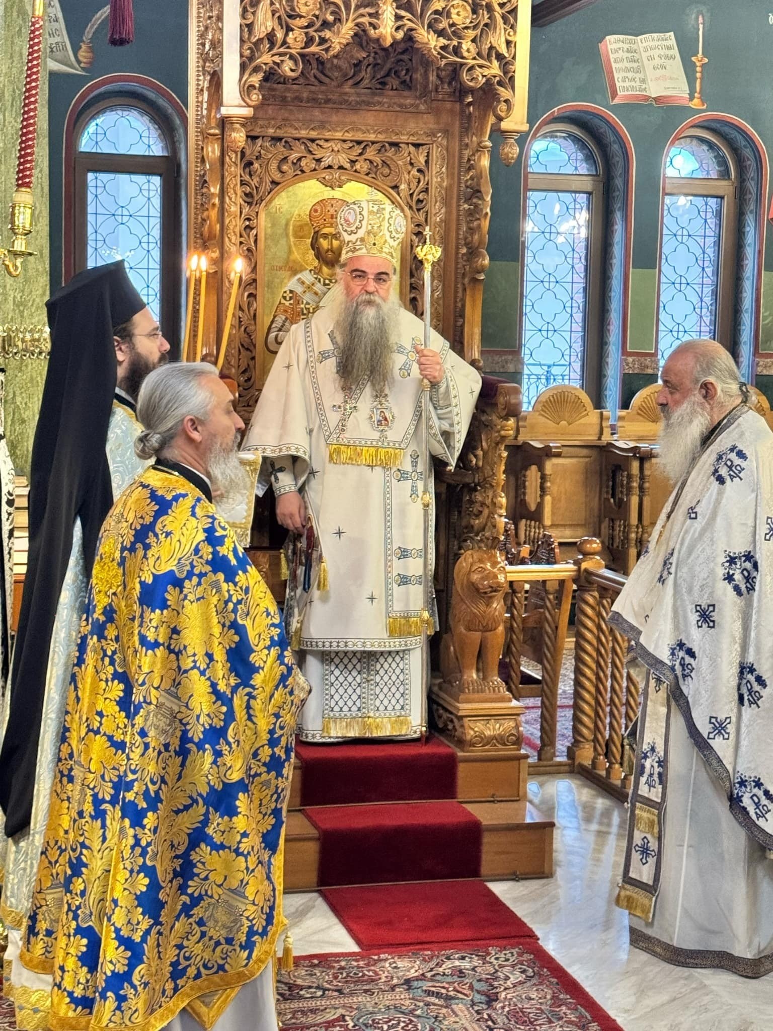 Αρχιερατική Θεία Λειτουργία στην Αριδαία με τον Επίσκοπο Αλμωπίας Στέφανο
