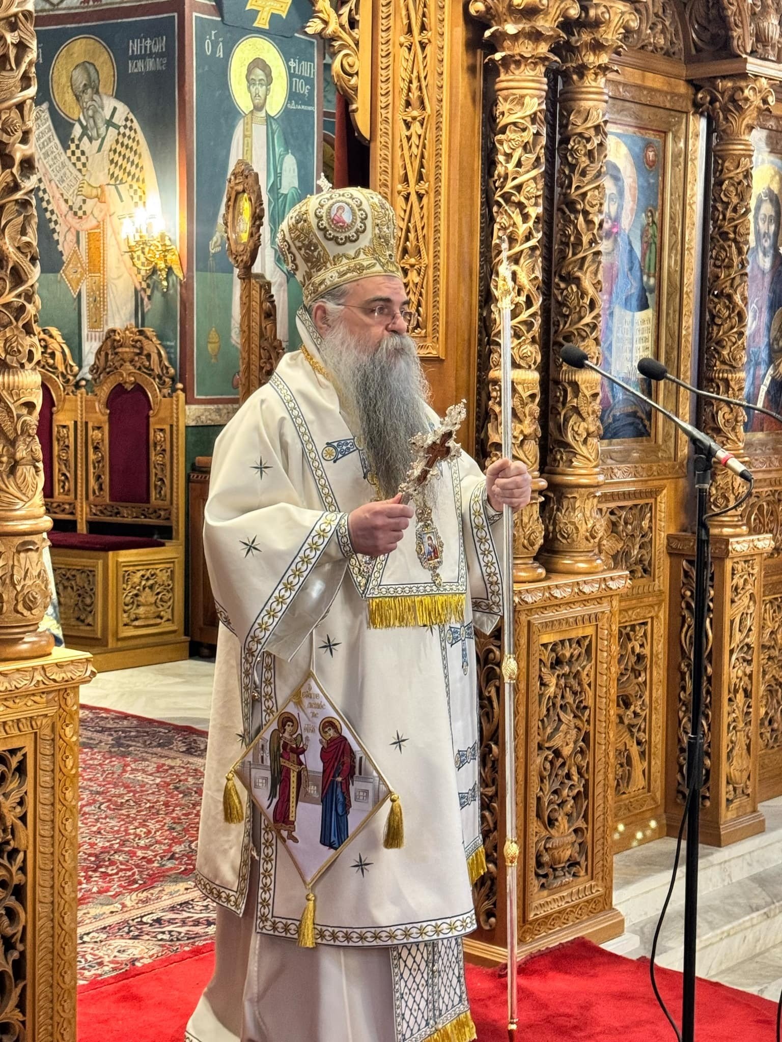 Αρχιερατική Θεία Λειτουργία στην Αριδαία με τον Επίσκοπο Αλμωπίας Στέφανο