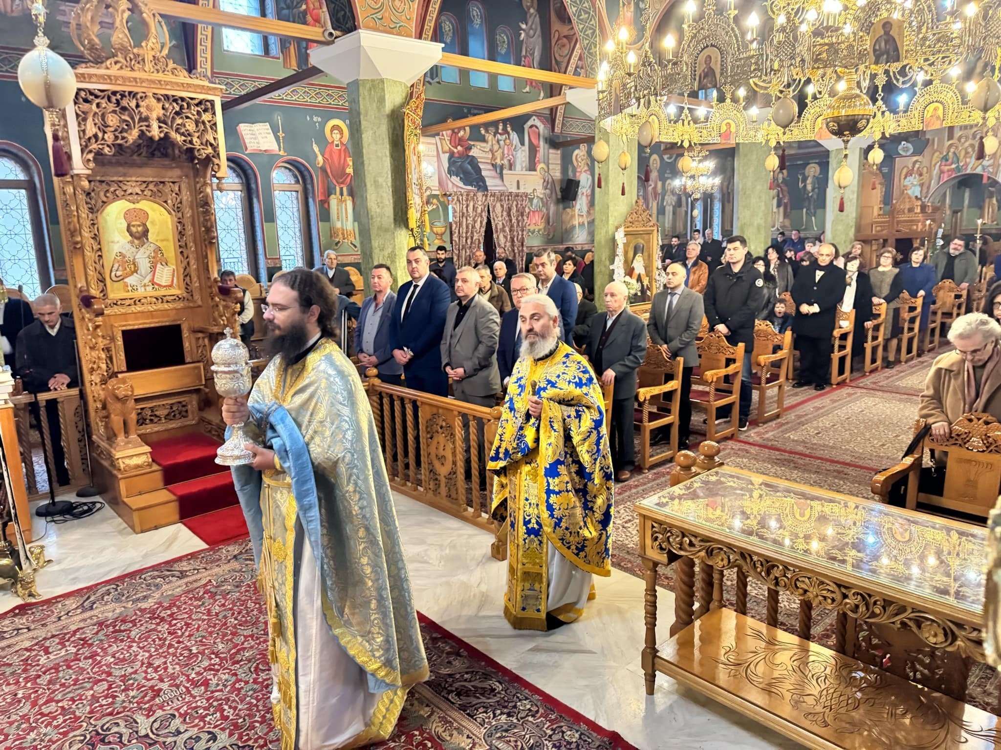 Αρχιερατική Θεία Λειτουργία στην Αριδαία με τον Επίσκοπο Αλμωπίας Στέφανο