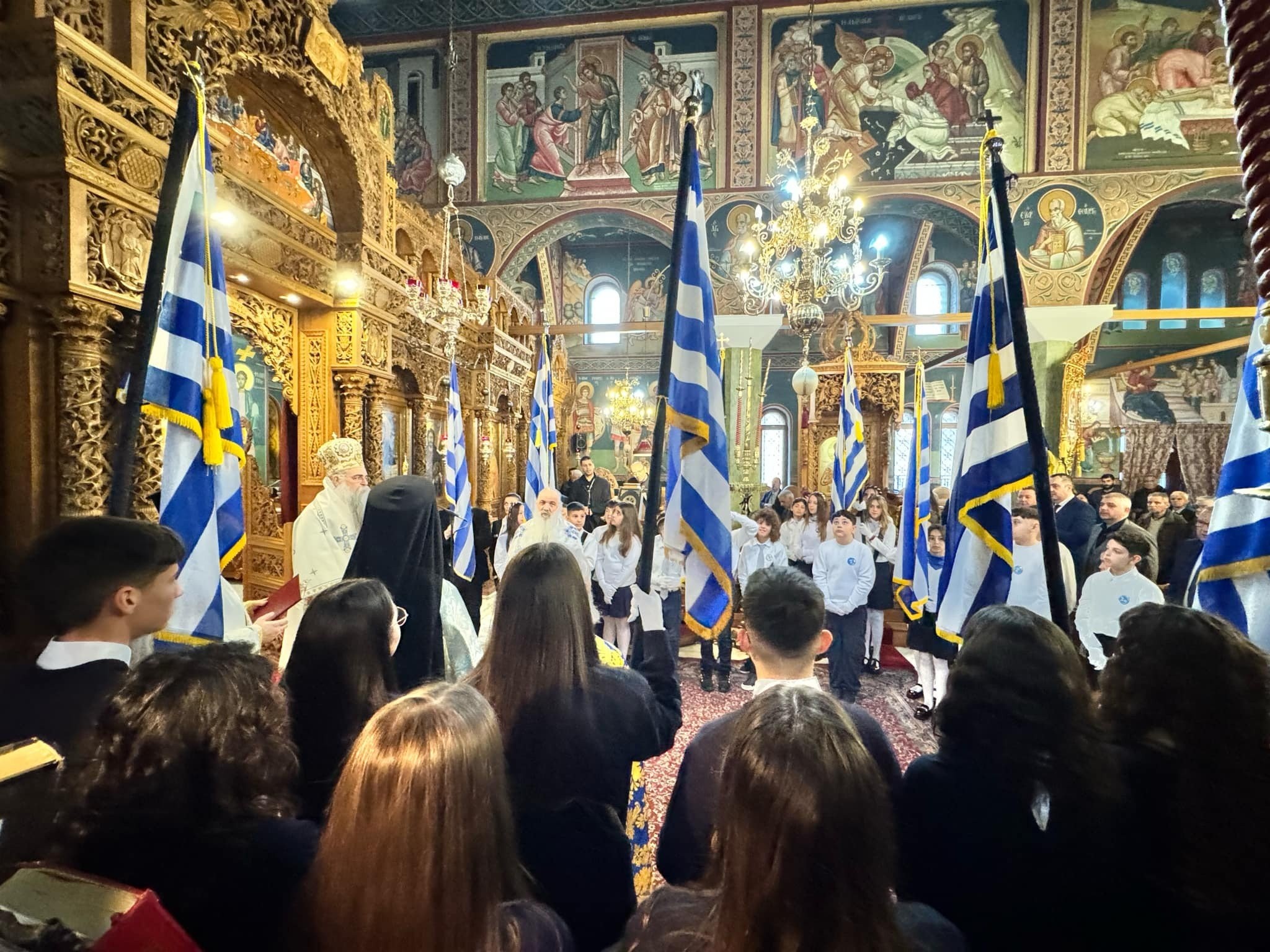 Αρχιερατική Θεία Λειτουργία στην Αριδαία με τον Επίσκοπο Αλμωπίας Στέφανο