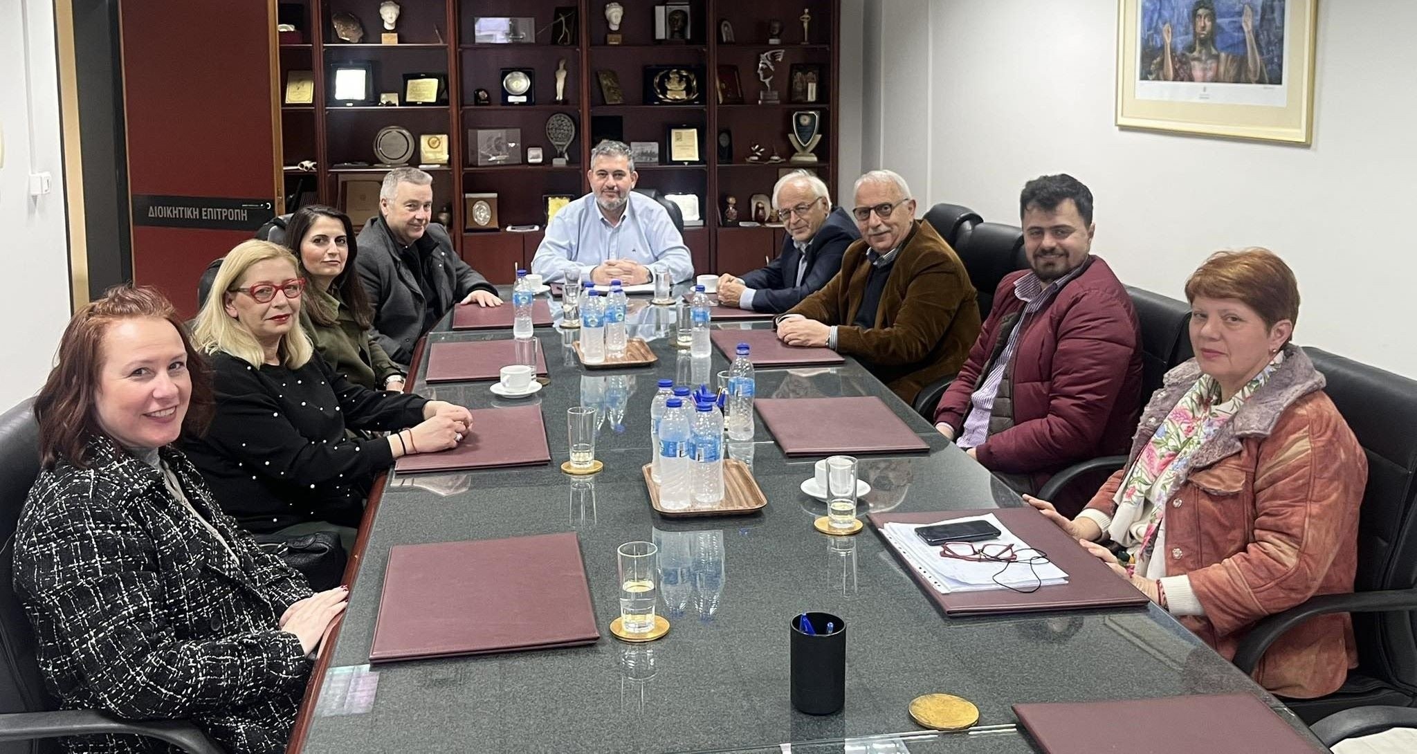 Επίσκεψη στον Προέδρο του Επιμελητηρίου Πιερίας του Διοικητικού Συμβουλίου του ΟΡΦΕΟ