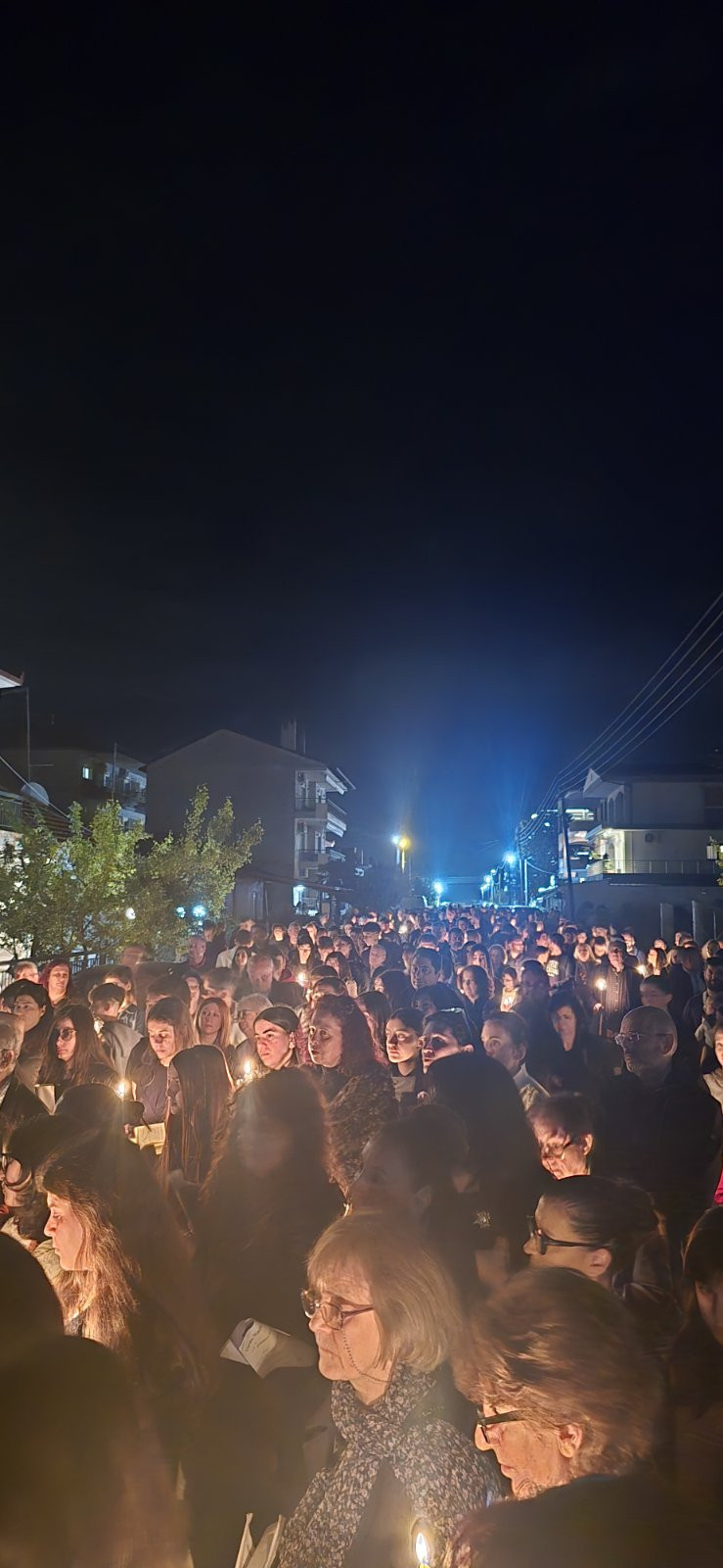 Κατανυκτική η Ακολουθία του Επιταφίου στον Ιερό Ναό Αγίου Αντωνίου Αριδαίας