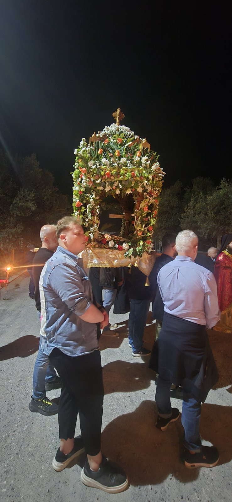 Κατανυκτική η Ακολουθία του Επιταφίου στον Ιερό Ναό Αγίου Αντωνίου Αριδαίας
