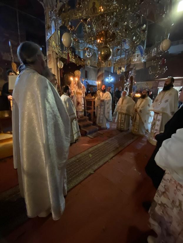 Εσπερινός της Αγάπης στην Ιερά Μονή Αρχαγγέλου Μιχαήλ Αλμωπίας με τον Επίσκοπο Αλμωπίας Στέφανο