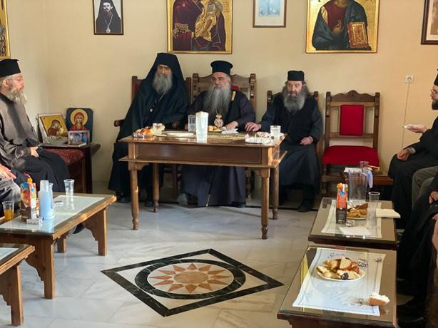 Εσπερινός της Αγάπης στην Ιερά Μονή Αρχαγγέλου Μιχαήλ Αλμωπίας με τον Επίσκοπο Αλμωπίας Στέφανο