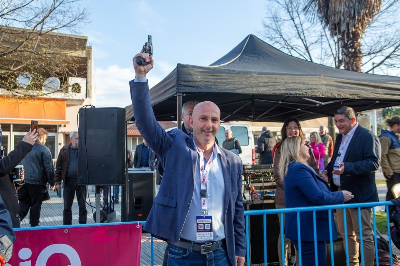 Η εκκίνηση του 19ου Διεθνούς Μαραθωνίου «Μ. Αλέξανδρος» από τον Δήμαρχο Πέλλας