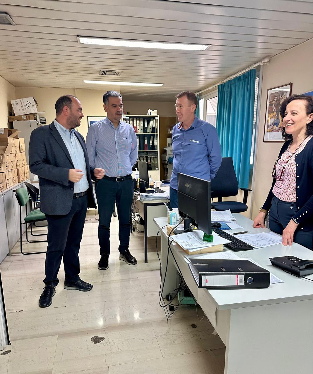 Επίσκεψη του Λάκη Βασιλειάδη στο Νοσοκομείο Γιαννιτσών