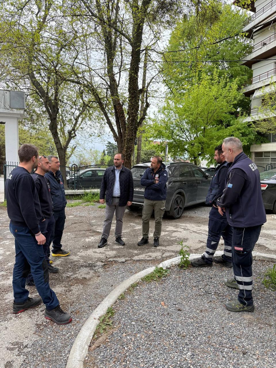 Επίσκεψη Λάκη Βασιλειάδη στο ΕΚΑΒ, στην Αστυνομική Διεύθυνση Πέλλας, και την Πυροσβεστική Υπηρεσία Έδεσσας