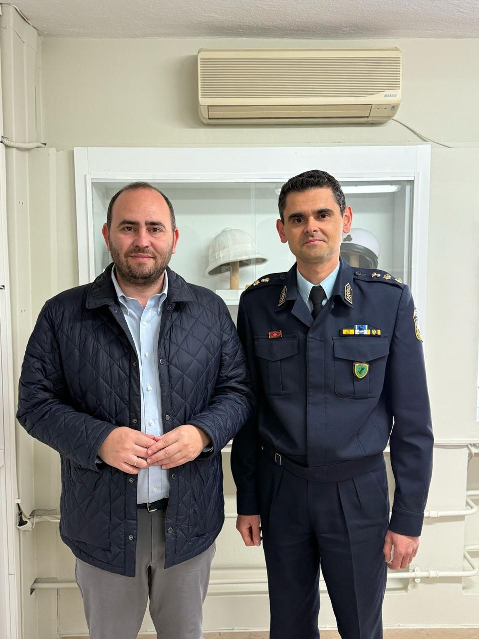 Επίσκεψη Λάκη Βασιλειάδη στο ΕΚΑΒ, στην Αστυνομική Διεύθυνση Πέλλας, και την Πυροσβεστική Υπηρεσία Έδεσσας