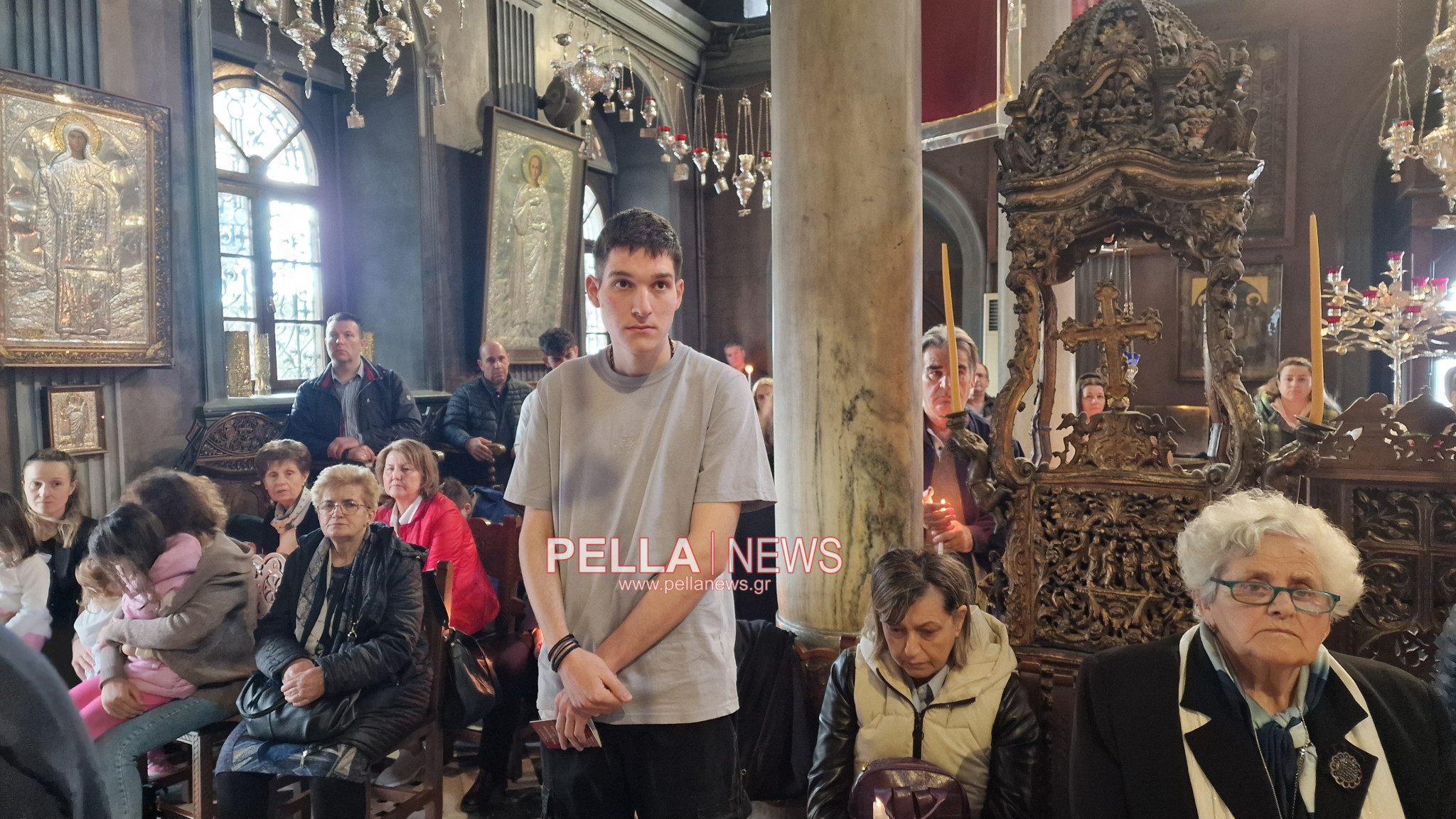 Ο νεότερος ιερέας των Γιαννιτσών λειτούργησε στην Παναγία της Τήνου