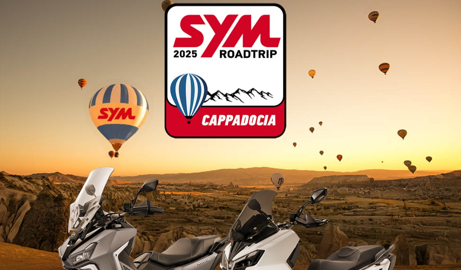 Στην Καππαδοκία με 23 scooters SYM - κι ένας Σκυδραίος στην αποστολή!