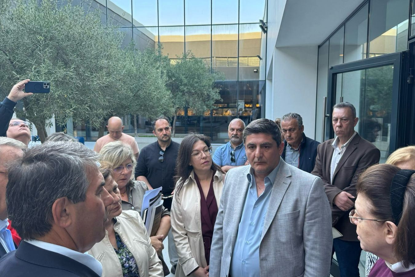 Στον αρχαιολογικό χώρο της Πέλλας η υπουργός Πολιτισμού Λ. Μενδώνη