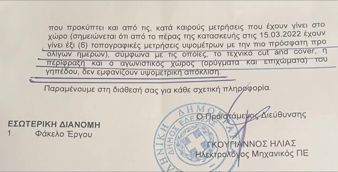 Δήλωση Δημήτρη Γιάννου για το Νέο Στάδιο στο Αθλητικό Κέντρο Έδεσσας: «Η Αλήθεια με Επίσημο Έγγραφο»