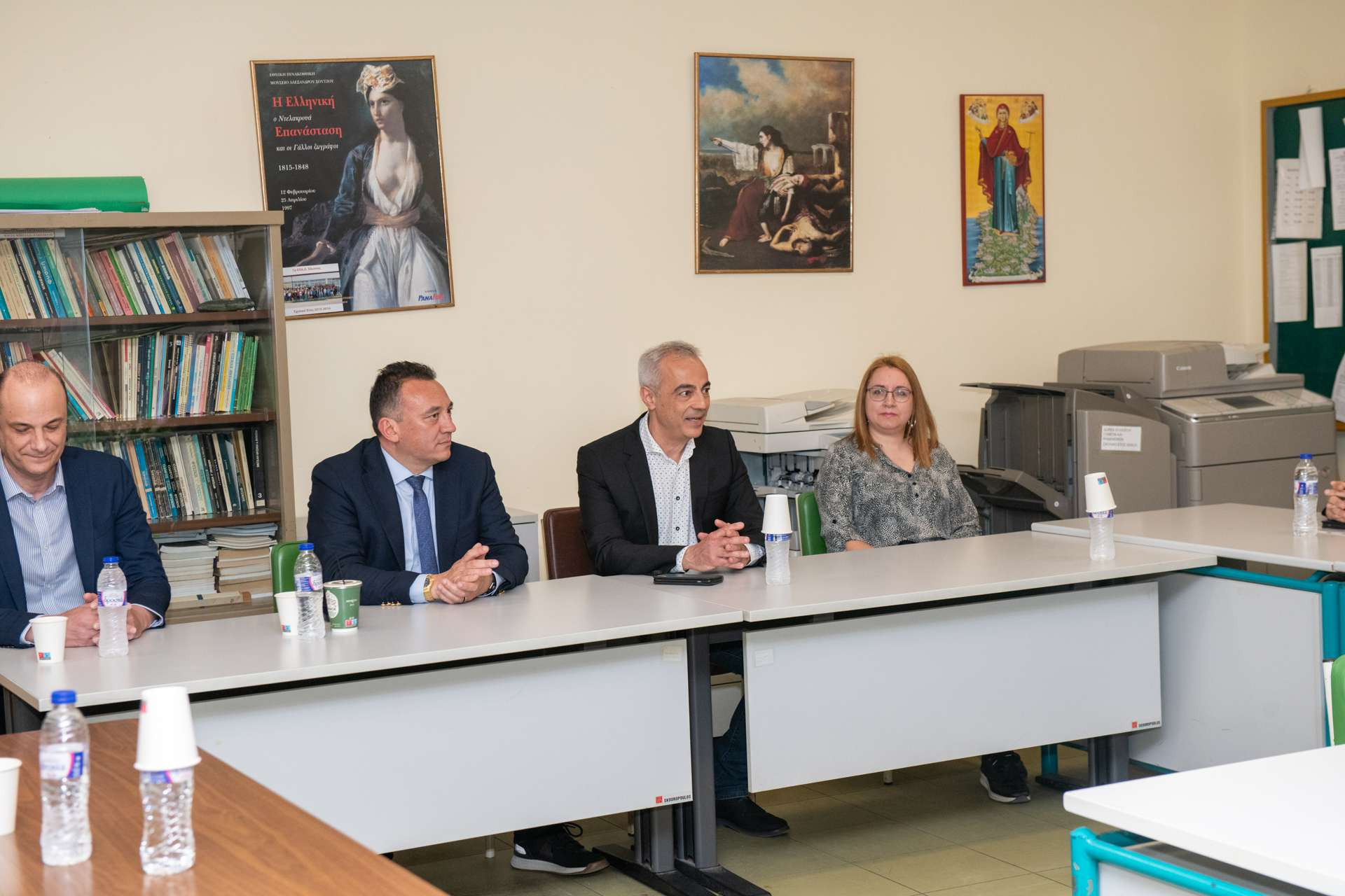 Ο Υφυπουργός Παιδείας Βλάσης Κωνσταντίνος επισκέφτηκε τη Σχολή Ανώτερης Επαγγελματικής Κατάρτισης στην Έδεσσα