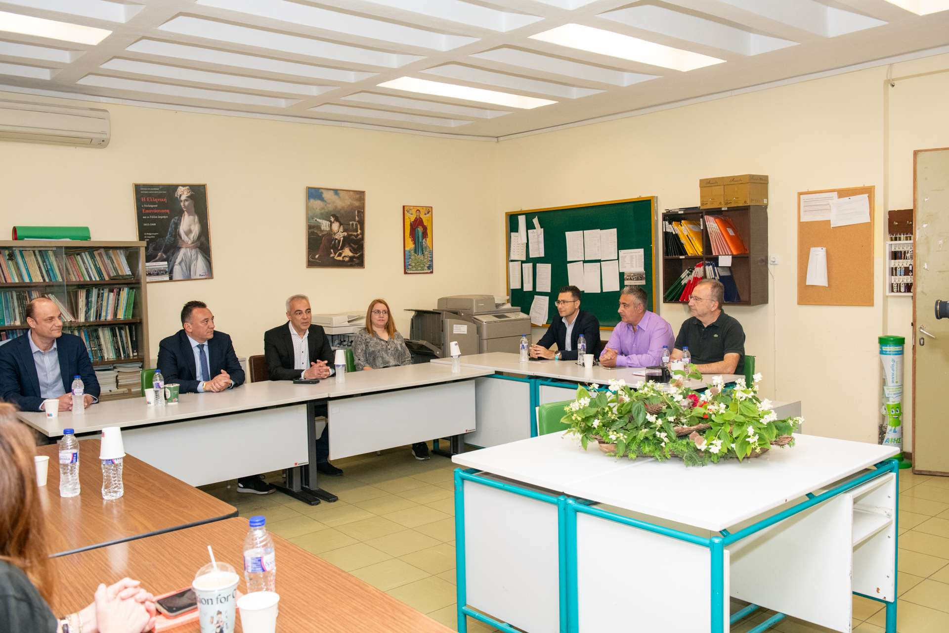 Ο Υφυπουργός Παιδείας Βλάσης Κωνσταντίνος επισκέφτηκε τη Σχολή Ανώτερης Επαγγελματικής Κατάρτισης στην Έδεσσα