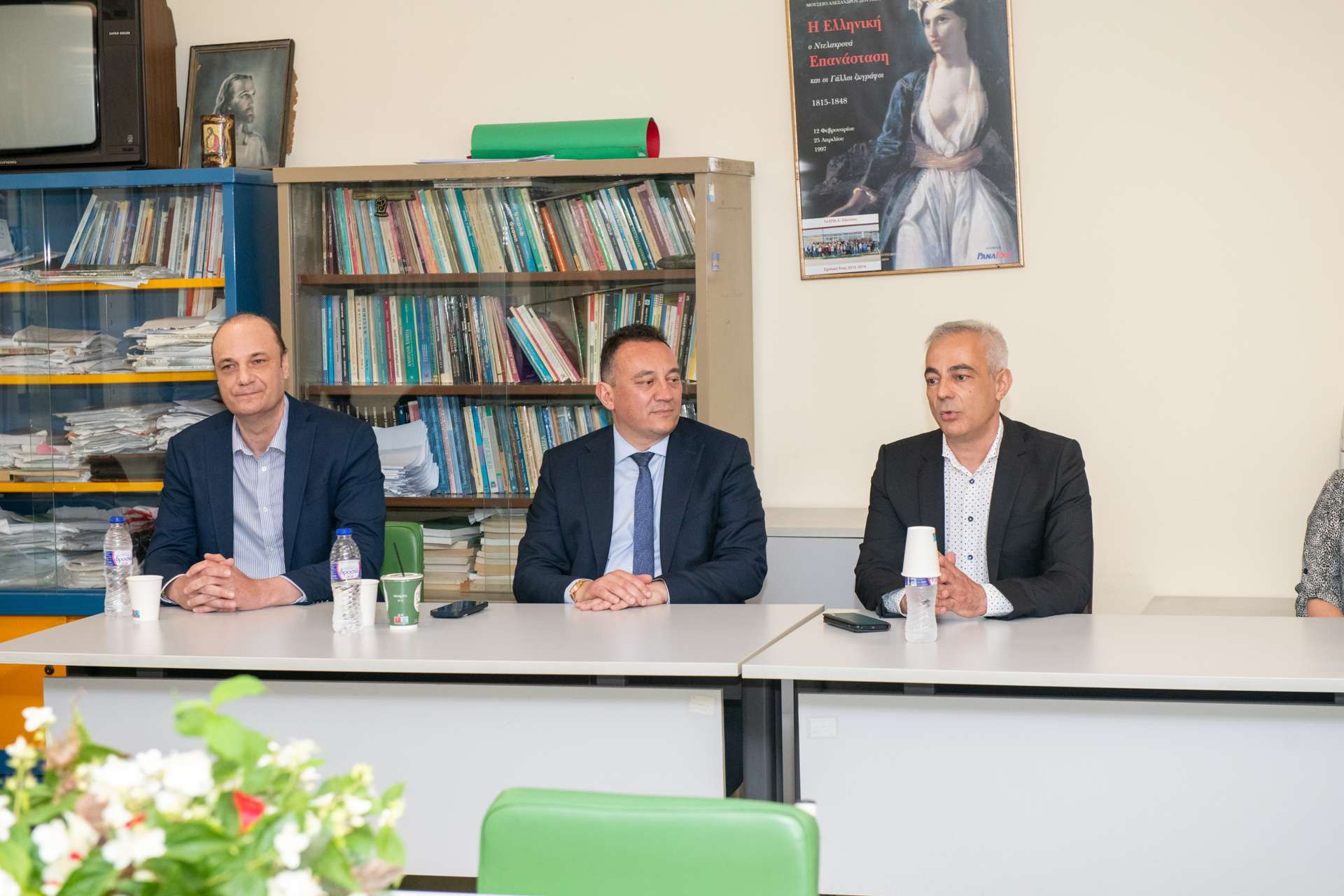 Ο Υφυπουργός Παιδείας Βλάσης Κωνσταντίνος επισκέφτηκε τη Σχολή Ανώτερης Επαγγελματικής Κατάρτισης στην Έδεσσα