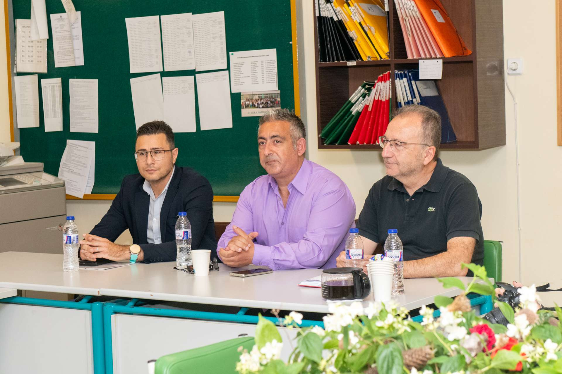 Ο Υφυπουργός Παιδείας Βλάσης Κωνσταντίνος επισκέφτηκε τη Σχολή Ανώτερης Επαγγελματικής Κατάρτισης στην Έδεσσα