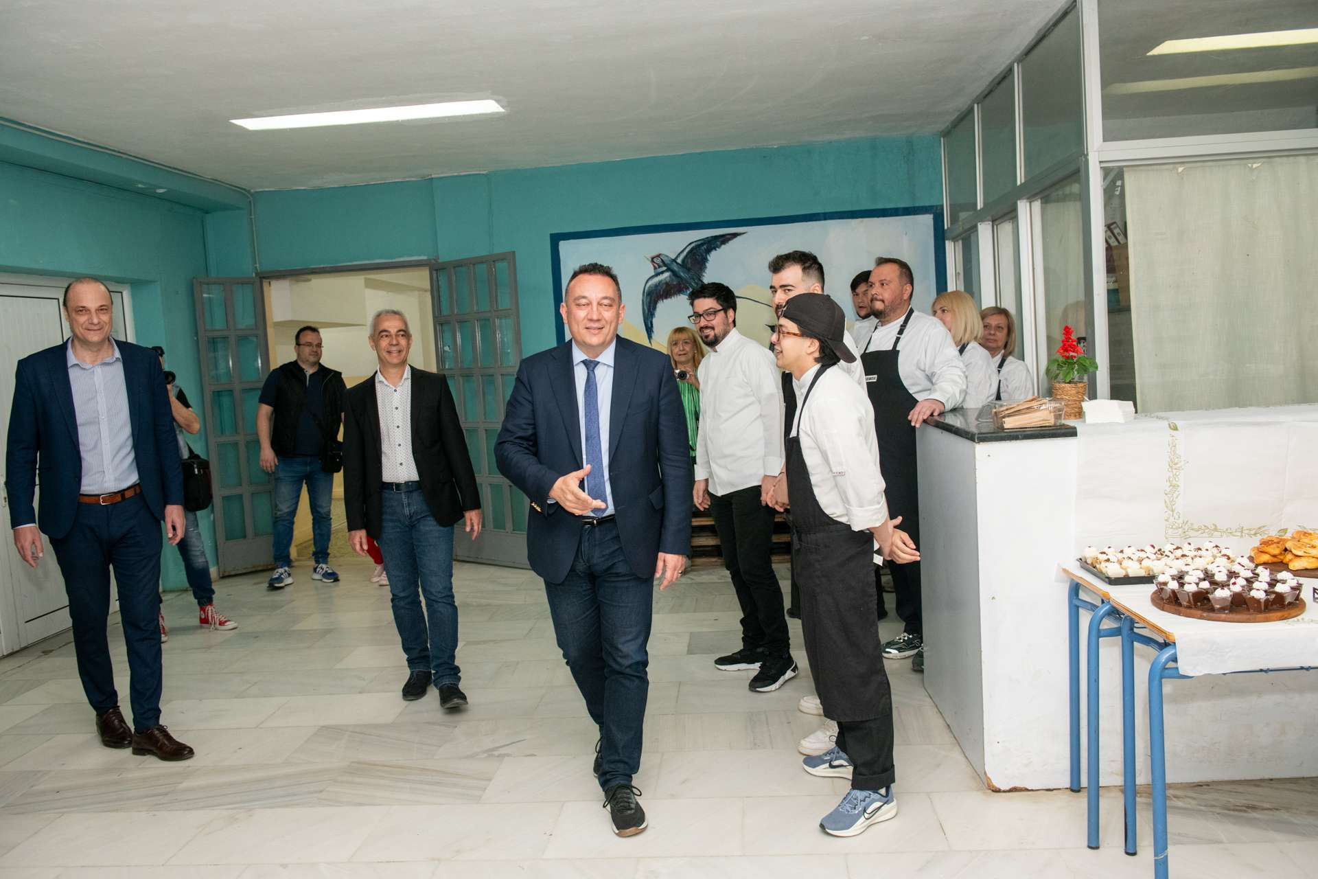 Ο Υφυπουργός Παιδείας Βλάσης Κωνσταντίνος επισκέφτηκε τη Σχολή Ανώτερης Επαγγελματικής Κατάρτισης στην Έδεσσα