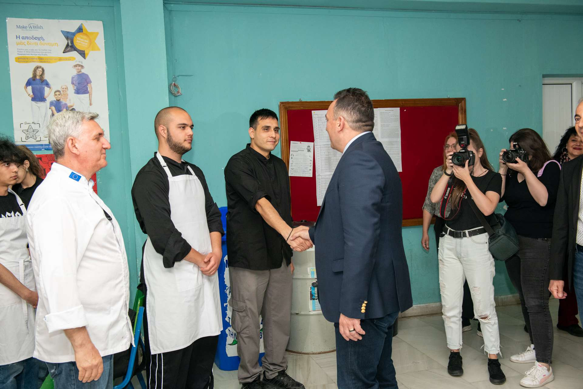 Ο Υφυπουργός Παιδείας Βλάσης Κωνσταντίνος επισκέφτηκε τη Σχολή Ανώτερης Επαγγελματικής Κατάρτισης στην Έδεσσα