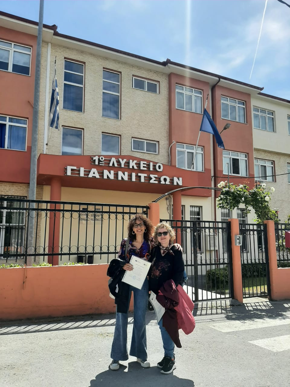 Φιλοξενία Ισπανών εκπαιδευτικών από το 1ο ΓΕΛ Γιαννιτσών
