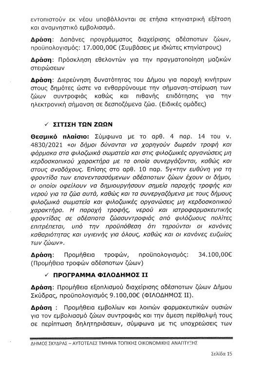 Τα «αδέσποτα σκυλιά» στον Δήμο Σκύδρας