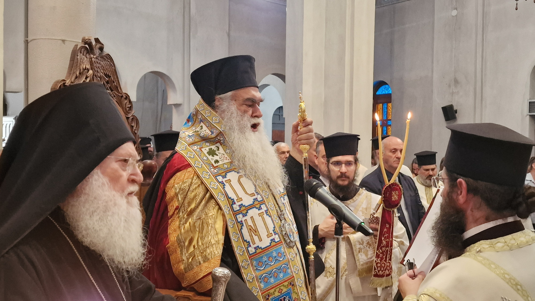 Με λαμπρότητα η υποδοχή της Ιεράς Εικόνας της Παναγίας της Βηματάρισσας στη Γρίβα