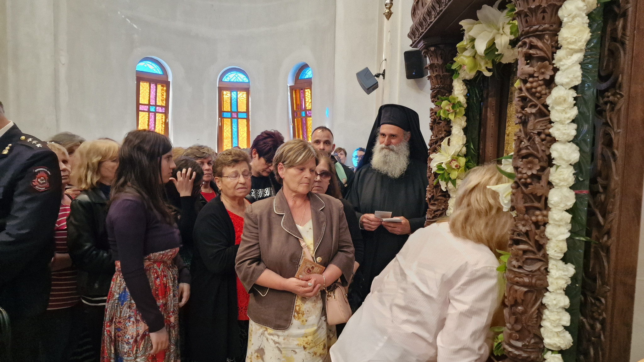 Με λαμπρότητα η υποδοχή της Ιεράς Εικόνας της Παναγίας της Βηματάρισσας στη Γρίβα