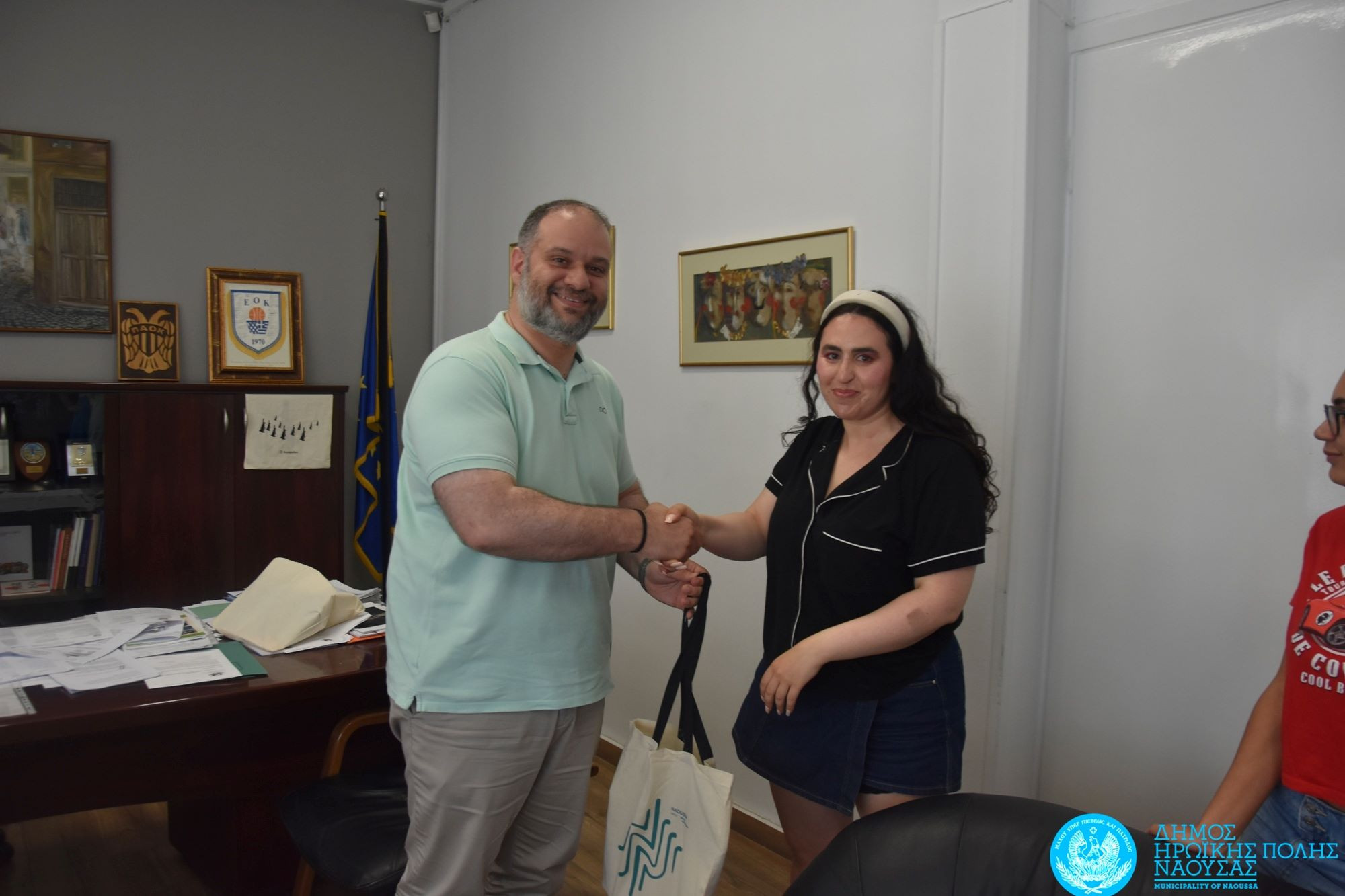 Επίσκεψη Νέων από Ευρωπαϊκές Χώρες στο Δημαρχείο Νάουσας στο Πλαίσιο του Ευρωπαϊκού Προγράμματος D-LEAD