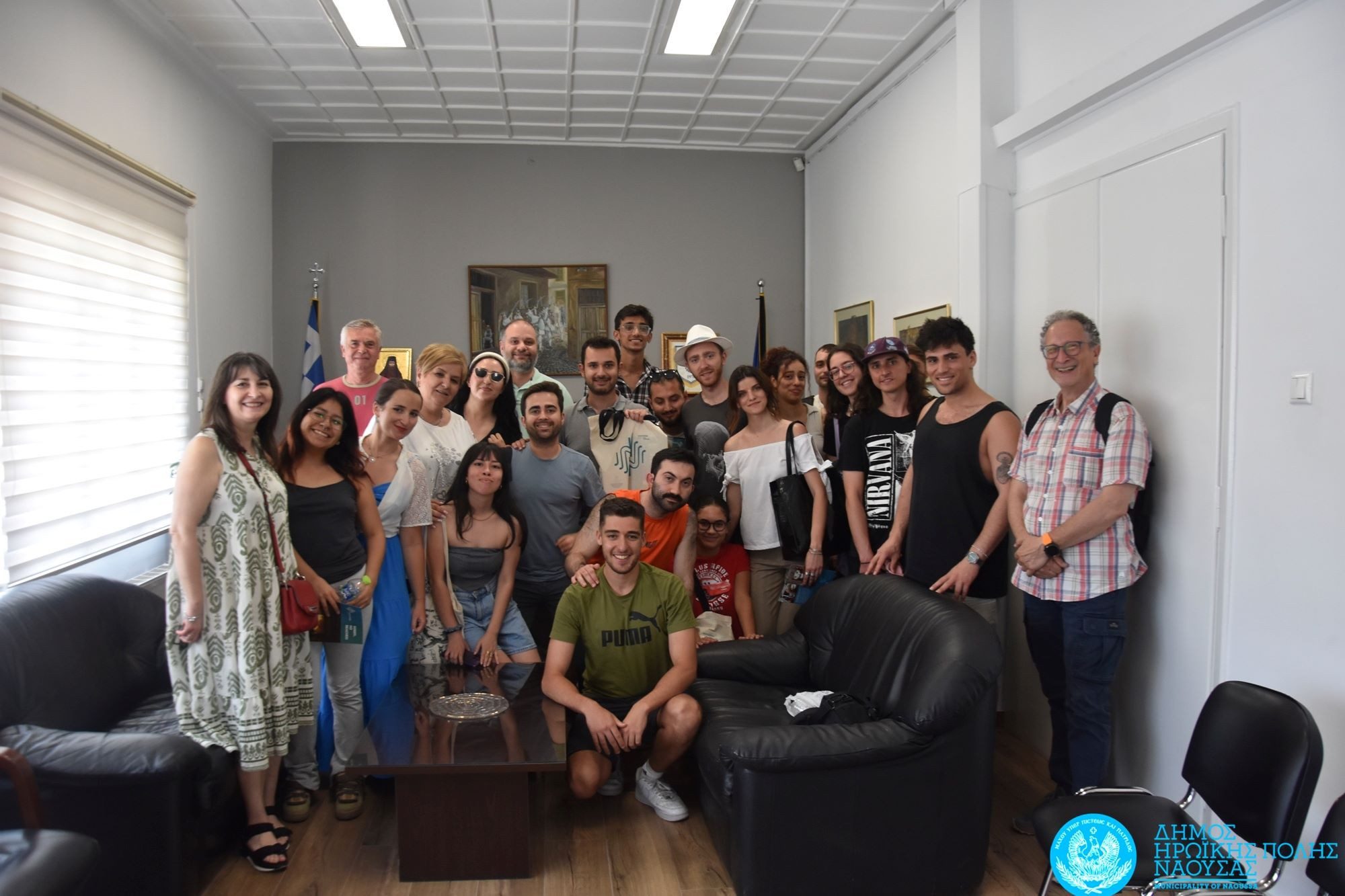 Επίσκεψη Νέων από Ευρωπαϊκές Χώρες στο Δημαρχείο Νάουσας στο Πλαίσιο του Ευρωπαϊκού Προγράμματος D-LEAD