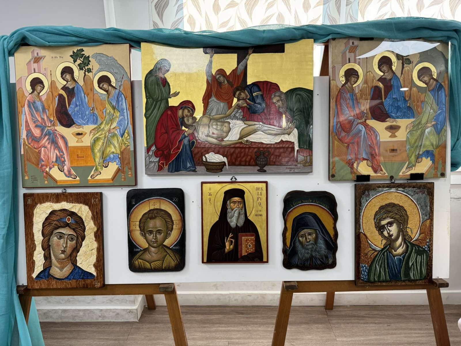 Έναρξη της Έκθεσης Καλλιτεχνικών Δράσεων του Αγίου Γεωργίου στο Πνευματικό Κέντρο «Άγιος Παΐσιος ο Αγιορείτης» Γιαννιτσών