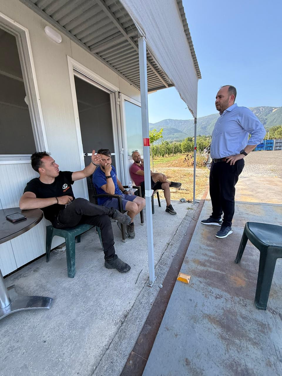 Επίσκεψη Λάκη Βασιλειάδη στις πληγείσες περιοχές της Δ.Ε. Βεγορίτιδας για τις καταστροφές από τους παγετούς της Άνοιξης