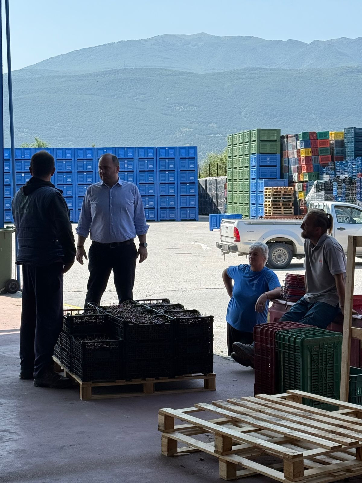 Επίσκεψη Λάκη Βασιλειάδη στις πληγείσες περιοχές της Δ.Ε. Βεγορίτιδας για τις καταστροφές από τους παγετούς της Άνοιξης