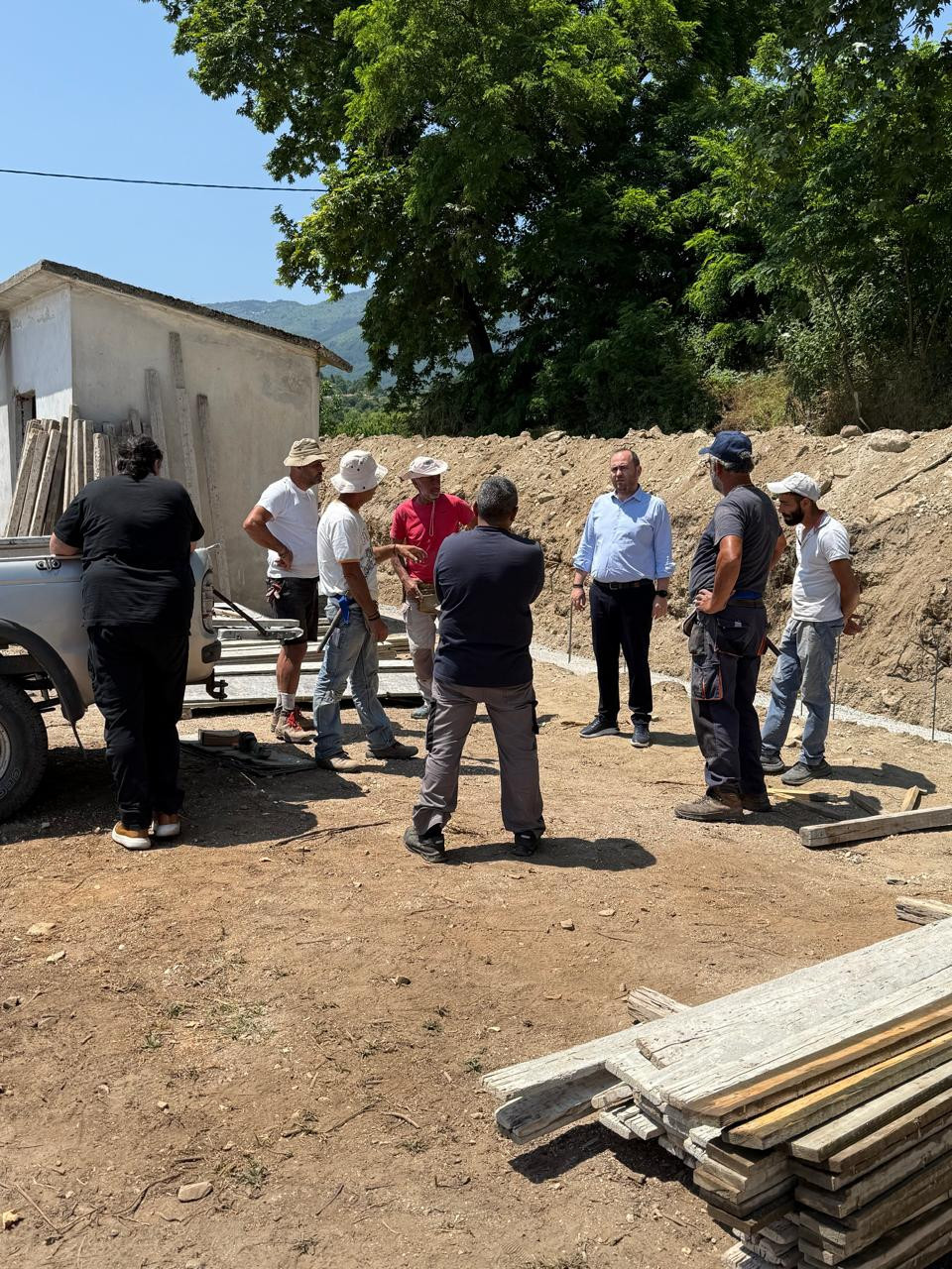 Επίσκεψη Λάκη Βασιλειάδη στις πληγείσες περιοχές της Δ.Ε. Βεγορίτιδας για τις καταστροφές από τους παγετούς της Άνοιξης