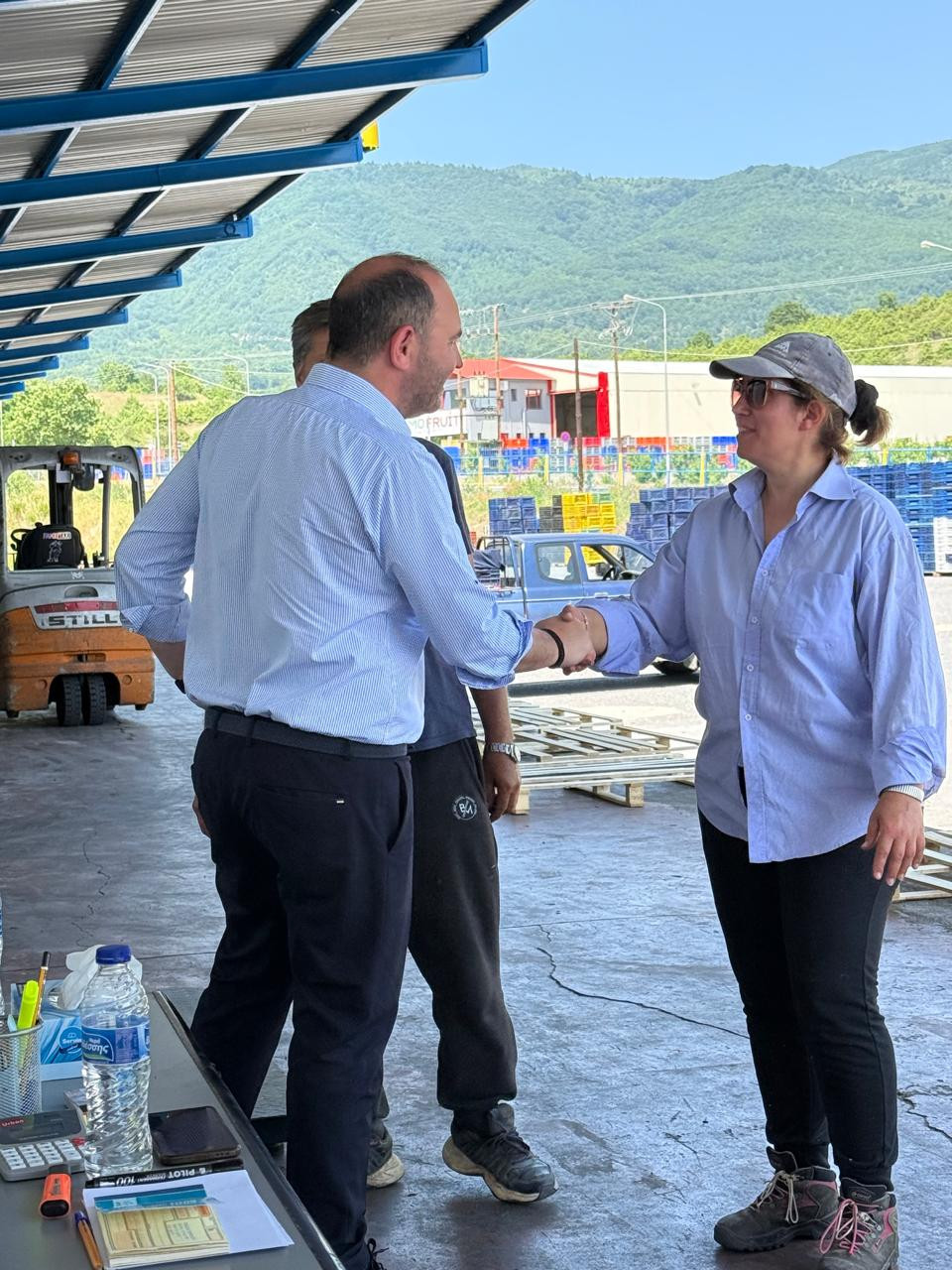 Επίσκεψη Λάκη Βασιλειάδη στις πληγείσες περιοχές της Δ.Ε. Βεγορίτιδας για τις καταστροφές από τους παγετούς της Άνοιξης