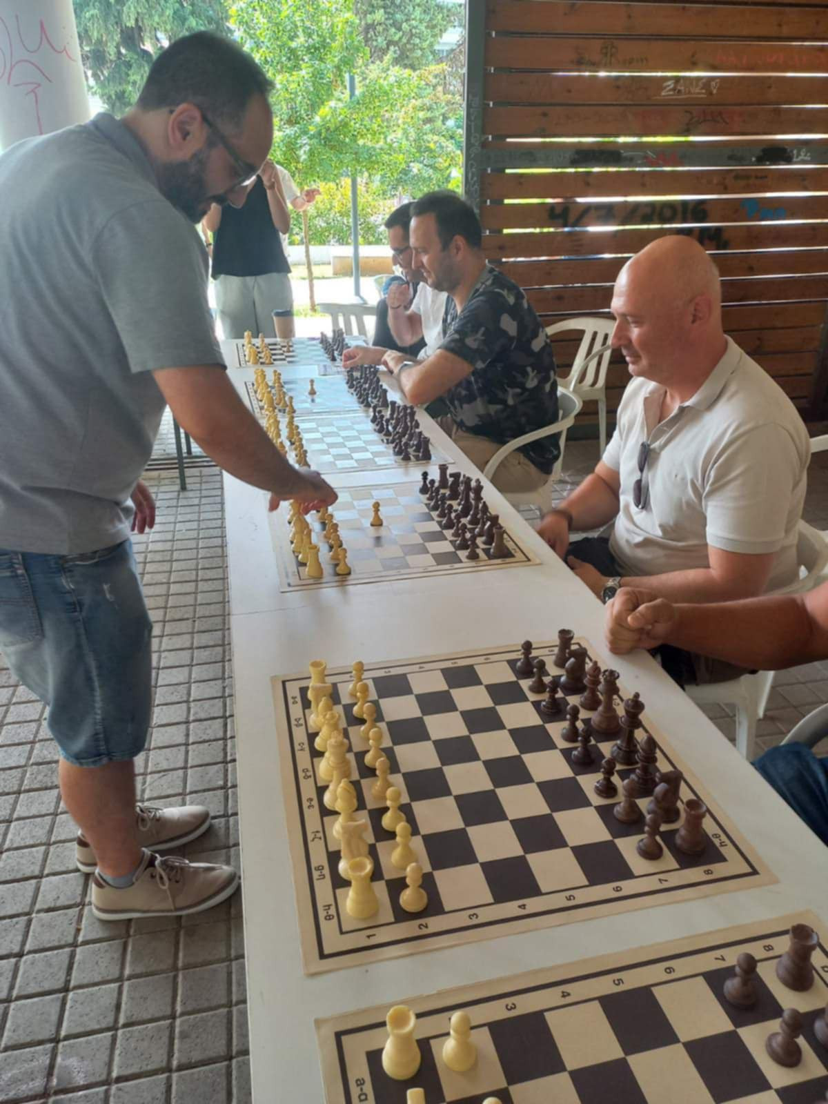 Συναρπαστικοί οι σκακιστικοί αγώνες σιμουλτανέ με τον grandmaster Αθανάσιο ﻿Μαστροβασίλη