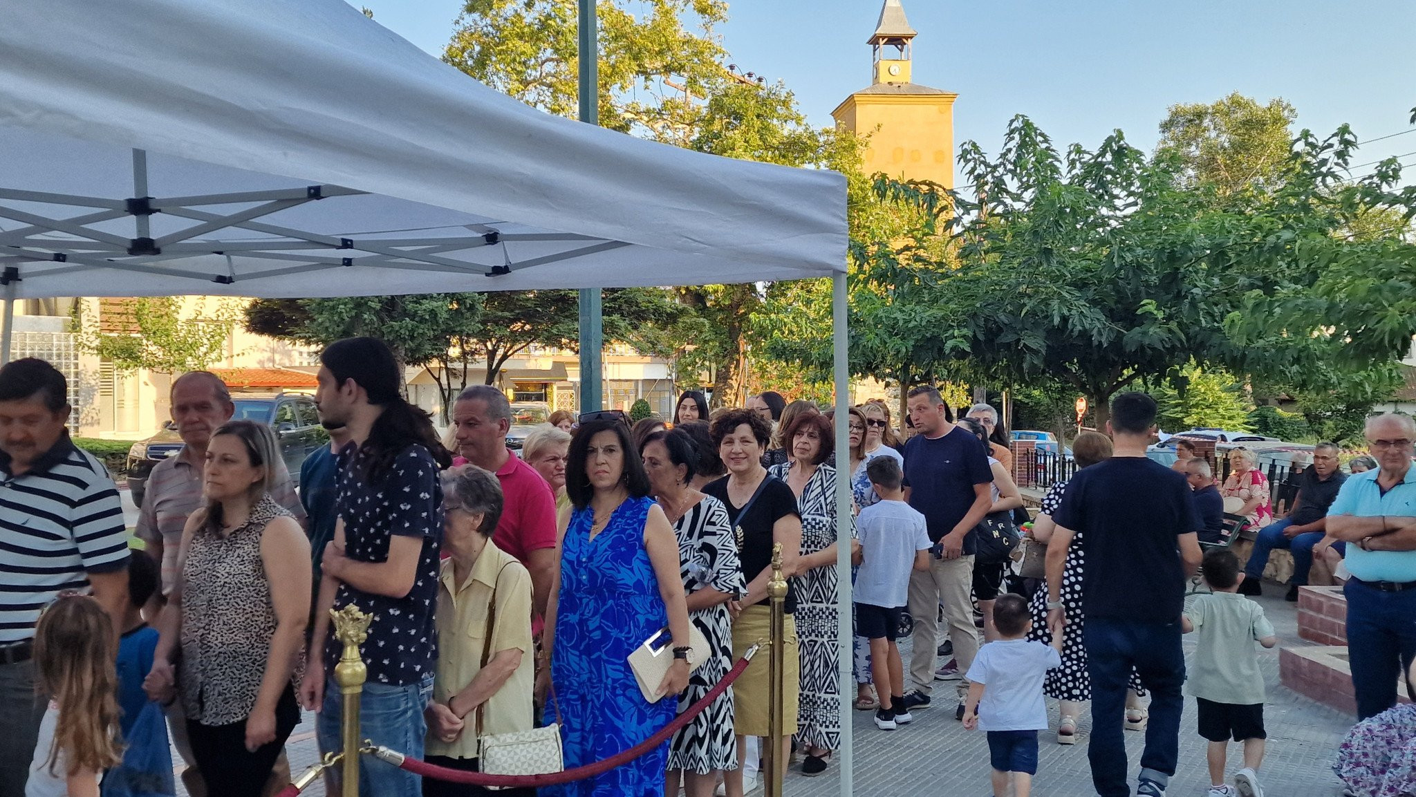 Ουρές πιστών στον Άγιο Γεώργιο για την πανήγυρη του Παρεκκλησίου του Αγίου Παϊσίου