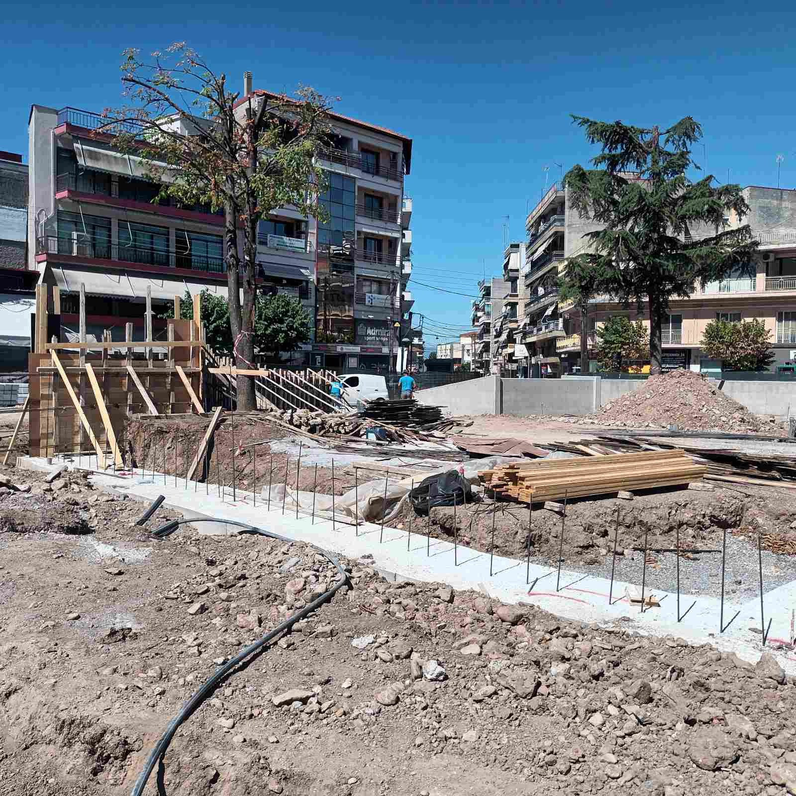 Σε εξέλιξη οι εργασίες για την μεγάλη αστική ανάπλαση των Γιαννιτσών- Αλλάζει όψη η πλατεία Γκ. Γιώτα