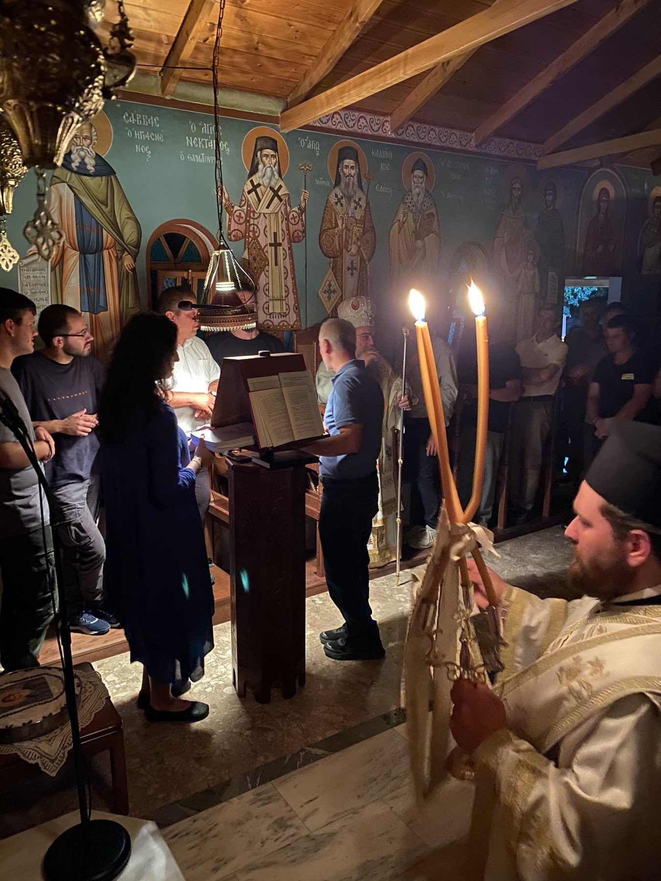 Αρχιερατική αγρυπνία του Οσίου Παϊσίου στη Θηριόπετρα