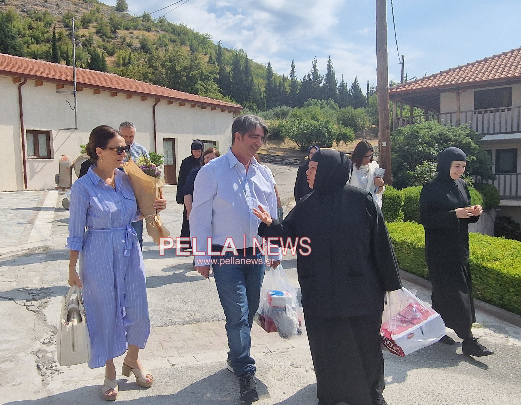 Επίσκεψη του Γιώργου Τσιάκκα και της Χριστίνας Παυλίδου στην Ιερά Μονή Αγίου Ιλαρίωνος Προμάχων – Συγκίνηση, πίστη και θαυμαστές αφηγήσεις