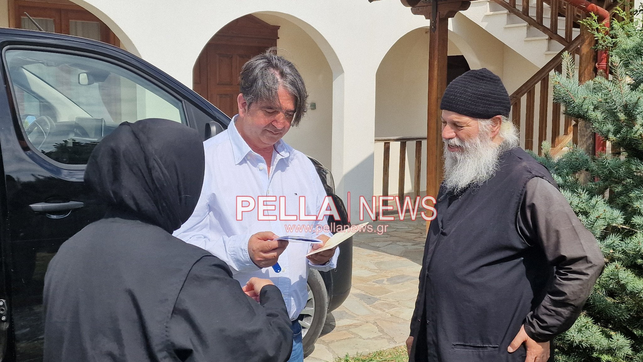 Επίσκεψη του Γιώργου Τσιάκκα και της Χριστίνας Παυλίδου στην Ιερά Μονή Αγίου Ιλαρίωνος Προμάχων – Συγκίνηση, πίστη και θαυμαστές αφηγήσεις