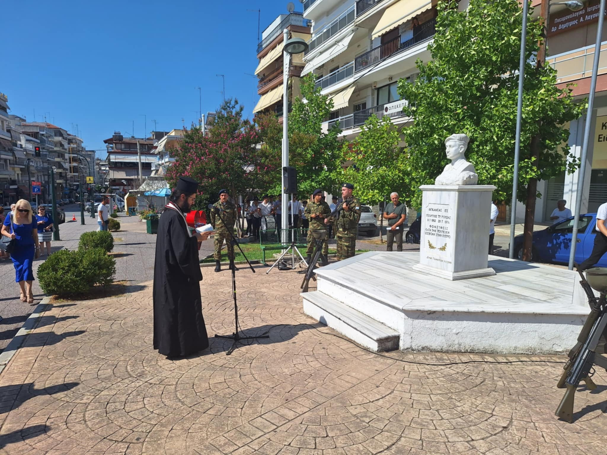 Σε κλίμα συγκίνησης στα Γιαννιτσά οι εκδηλώσεις της «μαύρης» επετείου της Τουρκικής εισβολής στην Κύπρο