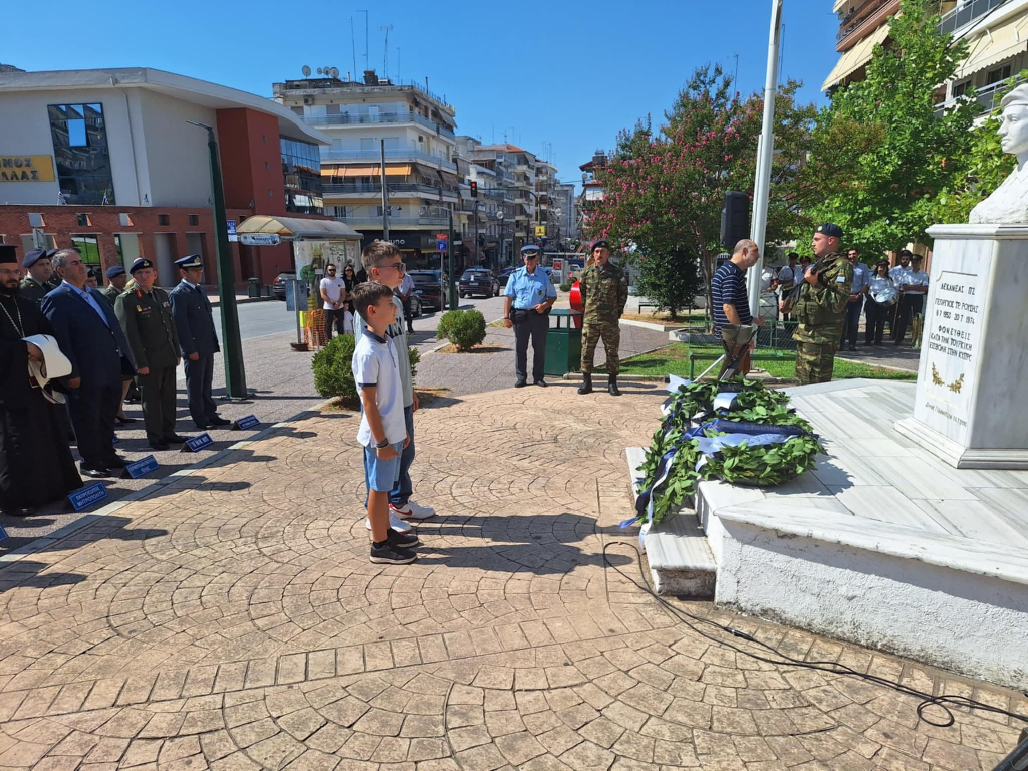 Σε κλίμα συγκίνησης στα Γιαννιτσά οι εκδηλώσεις της «μαύρης» επετείου της Τουρκικής εισβολής στην Κύπρο