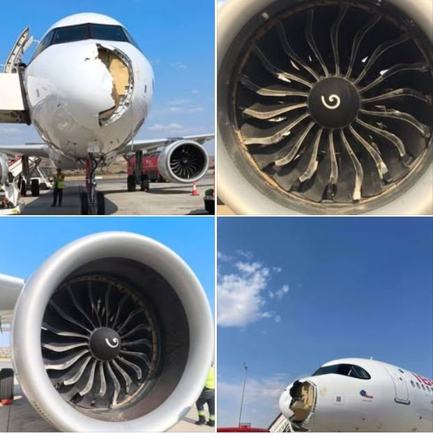 Μαδρίτη: Τεράστια ζημιά σε Airbus προκάλεσε ένα πουλί λίγο μετά την απογείωση